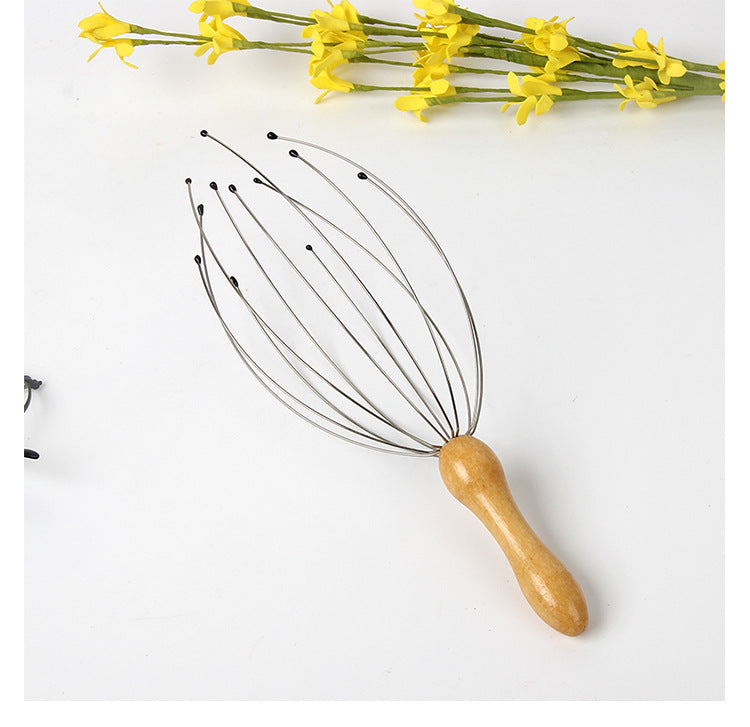 Masseur de tête relaxant – Accessoire bien-être pour massage du cuir chevelu, soulagement du stress et détente, disponible chez Skiin Shop
