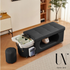Notre table Head Spa Hikari noir avec lavabo en céramique, équipement head spa disponible en Europe et en Suisse